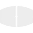 thumbnail image 4 of 36"W x 24"H x 1"ID x 19 1/2"C x 1"P Kailey Architectural Grade PVC Contemporary Ceiling Medallion, Two Piece, 4 of 11