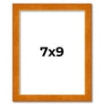 thumbnail image 2 of 7x9 Honey Brown Real Wood Picture Frame Width 0.75 inches | Interior Frame Depth 0.5 inches | Light, 2 of 8