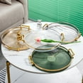 thumbnail image 2 of Storage Tray with Double Handle Decorative Plastic Creative Snack Fruit Plate Dish Living Room Desktop Decor for Hotel, 2 of 8