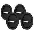 thumbnail image 3 of CTIRCHIU Minimalist Design 4pcs Car Door Lock Covers Latch Protector Noise Reduction Black, 3 of 10