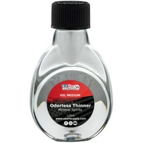 U.S. Art Supply Odorless Mineral Spirits Thinner, 125ml