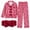 Pink Red Bows, variant on dELiA*s Girls Pajama Set Soft Cozy Button Down Sleepwear Pajamas for Girls with Spa Headband 2 Piece