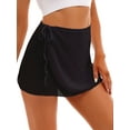 thumbnail image 3 of iEFiEL Women Ballet Dance Chiffon Wrap Skate Wrap Skirt with Tie Waist, 3 of 6