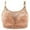Beige, variant on Support Bra for Women Full Bust Thin Comfort Underwire Everyday Wear Beige 36