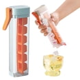 thumbnail image 2 of Easy Release Ice Tray 1 Pack, Spill Proof Ice Trays with Lid for Freezer, Standard Size Square Ice Maker for Drinks Coffee Beer, BPA-Free, Refrigerator Accessories, 2 of 9