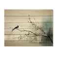 thumbnail image 3 of Designart "Sumi Bird Asian Painting XI" Asian Art Print on Natural Pine Wood, 3 of 5