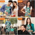 thumbnail image 4 of Australian Shepherd Dog and Flower Apron-Garden Aprons for Women with Pockets-Cotton Linen Waterproof Kitchen Cooking Gardening Aprons Adjustable for Kitchen,Cooking,BBQ and Salon 33x27 Inch, 4 of 7