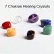 thumbnail image 2 of Piedras Cristales Coche Colgante Adornos Borla Exquisito 7 Chakras Inevent OD012372-00, 2 of 7