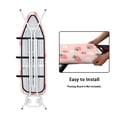 thumbnail image 4 of HELLHERO Ironing Board Covers Elastic Edge Replacement 3 Fasteners Table Top Ironing Board Cover Dust Proof Protection, 4 of 5
