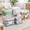 Transparent White-12 x 12 x 12 Inch - 6 Pack, variant on Plastic Storbags With Easy-glide Zipper Pack Of 6 Durabler Vinyl Zippered For Clothesersforters Blankets Sheets Bedding (15.7 X 1