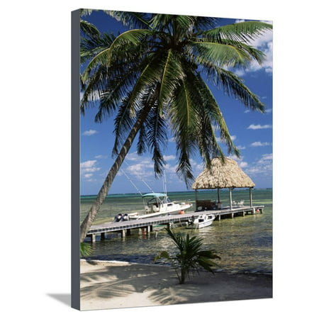 Main Dive Site in Belize, Ambergris Caye, Belize, Central America Stretched Canvas Print Wall Art By Gavin (Best Dive Sites In Belize)