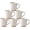 Light Beige, variant on AmorArc 12oz Coffee Mugs, Ceramic Coffee Mugs set of 6 for Man, Woman, Dad, Mom, Modern Coffee Mugs with handle for Latte/Cappuccino/Milk/Cocoa. Dishwasher&Microwave Safe, Cloud Pink