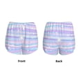 thumbnail image 5 of Fotbe Striped Gradient Womens High Waist Running Shorts Athletic Workout Quick Dry Shorts for Women with Pockets Gym Yoga Summer Shorts-Medium, 5 of 9