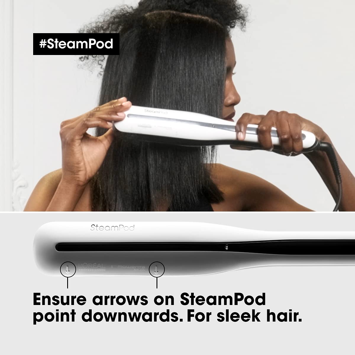 Loreal rowenta steampod hair straightener 2025