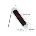 thumbnail image 3 of Digital Food Thermometer with Folding Stainless Steel Probe, Backlit Display, -40°F to 572°F Range, 1-Second Read Time, 3 of 9