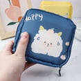 thumbnail image 5 of Tuciyke Sanitary Napkin Storage Bag Pack of 4,Reusable Menstrual Cup Pouch 4.7*4.7 inches Portable Sanitary Napkin Storage Pouch with Zipper Teen Feminine Products Bag for Girls,Women,Ladies(Sheep), 5 of 7