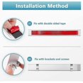 thumbnail image 4 of Interior LED Light Bar 120 LED Strip Light Bar with Switch 12V-85V White Lamp Interior Light for Motorhome Car Camper Van Bus Caravan Kitchen Bathroom, 4 of 5