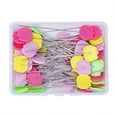 thumbnail image 3 of Flat Flower Head Sewing Stitching Quilting DIY Projects Dressmaker Decoration  100Pcs  Random Color, 3 of 9