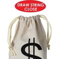 thumbnail image 3 of Beistle 57911 Bag with Dollar Sign, 8-1/2-Inch by 6-1/2-Inch, 3 of 7