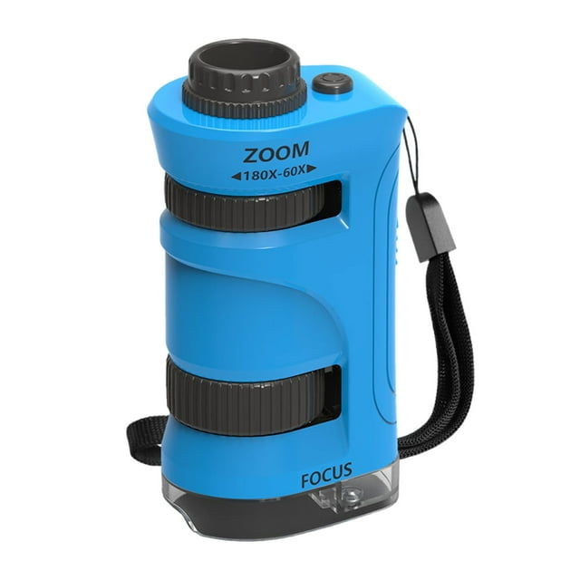 Portable Handheld Telescope & Magnifier for Kids, 1-Piece Set 60X to 180X Zoom Outdoor Science Observation Tool, Educational Discovery Toy