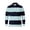 A-Light Green775, variant on Bibifish Mens Polo Shirts Wide Horizontal Stripe Long Sleeve Polo Shirts Regular Fit Outdoor Lounge Tops