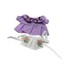 thumbnail image 4 of Traje de mucama de peluche con delantal, accesorios de fotografía de moda, educativo, hazlo tú mismo, vístete para una muñeca de 5,91'' Violeta, 4 of 7