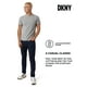 thumbnail image 5 of Camiseta DKNY Clásica de Algodón Suave con Cuello Redondo en Gris Jaspeado, 5 of 7