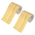 thumbnail image 1 of Uxcell 2-Roll Cinta de Reparación de Grano de Madera, Cinta de Piso de Madera Autoadhesiva de 2.24 pulgadas x 15 pies, Textura Realista de Reparación [Roble Dorado Camello], 1 of 1