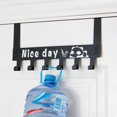 thumbnail image 4 of POINTERTECK Creative Behind The Door 6 Links Carbon steel Hooks For Clothes Hat Storage, 4 of 6