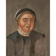 thumbnail image 2 of Tadeusz Makowski 12x14 Gold Ornate Wood Frame and Double Matted Museum Art Print Titled - Study of a Woman in a Black and White Cap (1921), 2 of 4