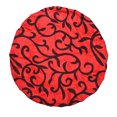 thumbnail image 1 of Manteles redon elásticos impermeables corta para Rojo 100cm Sunnimix mantel elástico redondo, 1 of 8
