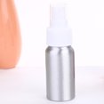 thumbnail image 2 of BRIGHTFUFU 10Pc 30ML 50ML 100ML Botella de perfume de aluminio Boquilla de pulverización Botella Botella desinfectante de manos Botella de viaje Botella de líquido recargable de aluminio (Blanco), 2 of 8