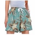 thumbnail image 5 of Pantalones Elásticos de Cintura para Mujeres Casual Casual Cinco Puntos Pantalones Cortos de Pijama con Diseño de Oso Impreso, 5 of 5