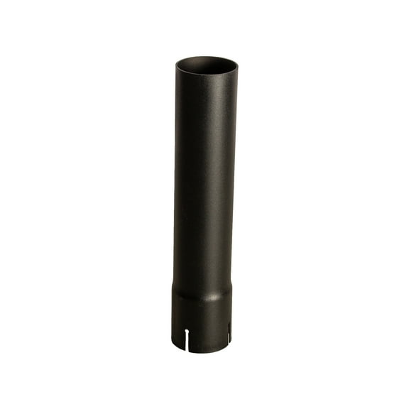 Exhaust Stack Pipe Replacement for Universal - 2-3/8" x 12", Straight Black