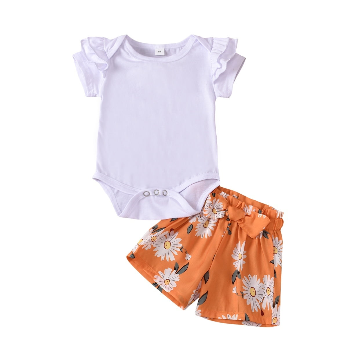 daisy print baby clothes