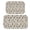 Paisley and Floral Beige Pattern, variant on Paisley and Floral Red Pattern Bath Mat Set Of 2,Non-Slip Rug for Bathroom,Kitchen,Bedroom,Entrance, 30x17 and 23.5x15.7 Inches