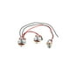 thumbnail image 2 of Sonducket Juego de arnés de cableado de guitarra Práctico 250K 1T1V Interruptor de tracción de potenciómetro de empuje de 3 vías Arnés de Accesorios para instrumentos musicales, 2 of 6