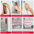 thumbnail image 6 of Tyroler Bright Tools Glider D-4 Magnetic Window Cleaner Tool, Single Glass Squeegees 0.1"-1.6" Only, 6 of 7