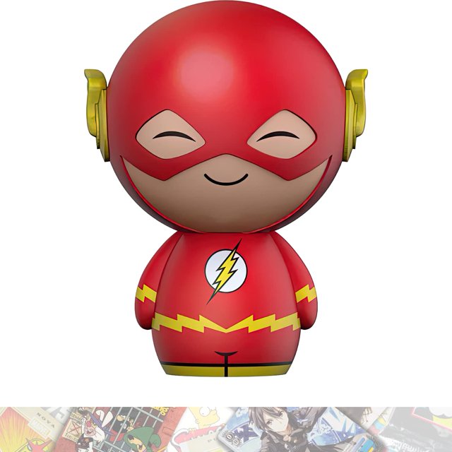 Tâhâe Flash: Dorbz Vinyl Figurine Bundle with 1 Comics Theme Compatible Trading Card (248 - 11375) Funko -