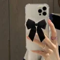 thumbnail image 4 of Funda de silicona transparente con soporte de arco 3D para iPhone 15, 14 Pro Max, 13, 12, 11, XR, X, XS, 7 Plus, SE 3, funda suave transparente a prueba de golpes, 4 of 4