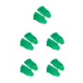 thumbnail image 1 of Qarigey Zapatillas divertidas de PVC para pies descalzos, zapatos para niños, mujeres y hombres, adultos, verde Type2 NO2, 1 of 1