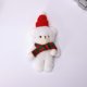 thumbnail image 1 of Bonita bufanda para el día de San Valentín, osito de peluche marrón, regalo de ropa DIY, árbol de Navidad floral, accesorios de mano, colgante, 1 of 6