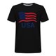 thumbnail image 5 of Tops para hombre, blusas y camisas de manga corta con cuello redondo para hombre, jersey informal de moda con estampado de cuello redondo para hombre, pantalones cortos deportivos para fitness, blusa, 5 of 5