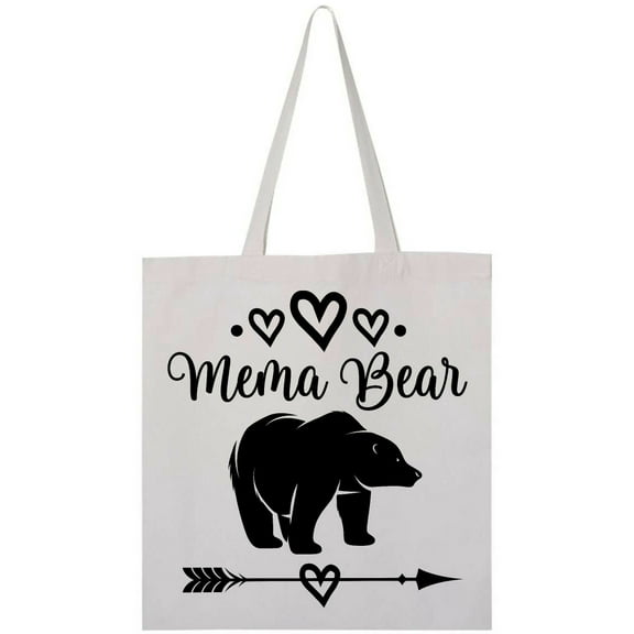 Inktastic Mema Bear Grandma Tote Bag