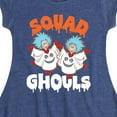 thumbnail image 3 of Dr. Seuss - Squad Ghouls Thing 1 and Thing 2 - Toddler And Youth Girls Fit And Flare Dress, 3 of 5