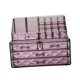 thumbnail image 1 of Organizador de escritorio para cosméticos, soporte para brochas de maquillaje de 4 niveles para el hogar Púrpura, 1 of 9