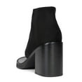 thumbnail image 4 of FSJ Women Fashion Round Open Toe Thong Booties Chunky High Heel Sandals Flip Flop Ankle Boots Side Zipper Party Prom Shoes Size 15 Black, 4 of 4