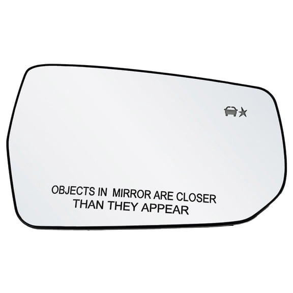 Rugged TUFF Passenger Side Mirror Glass Replacement for 18-23 Chevy Malibu Blind Spot Monitor (BSM Heat Defrost)