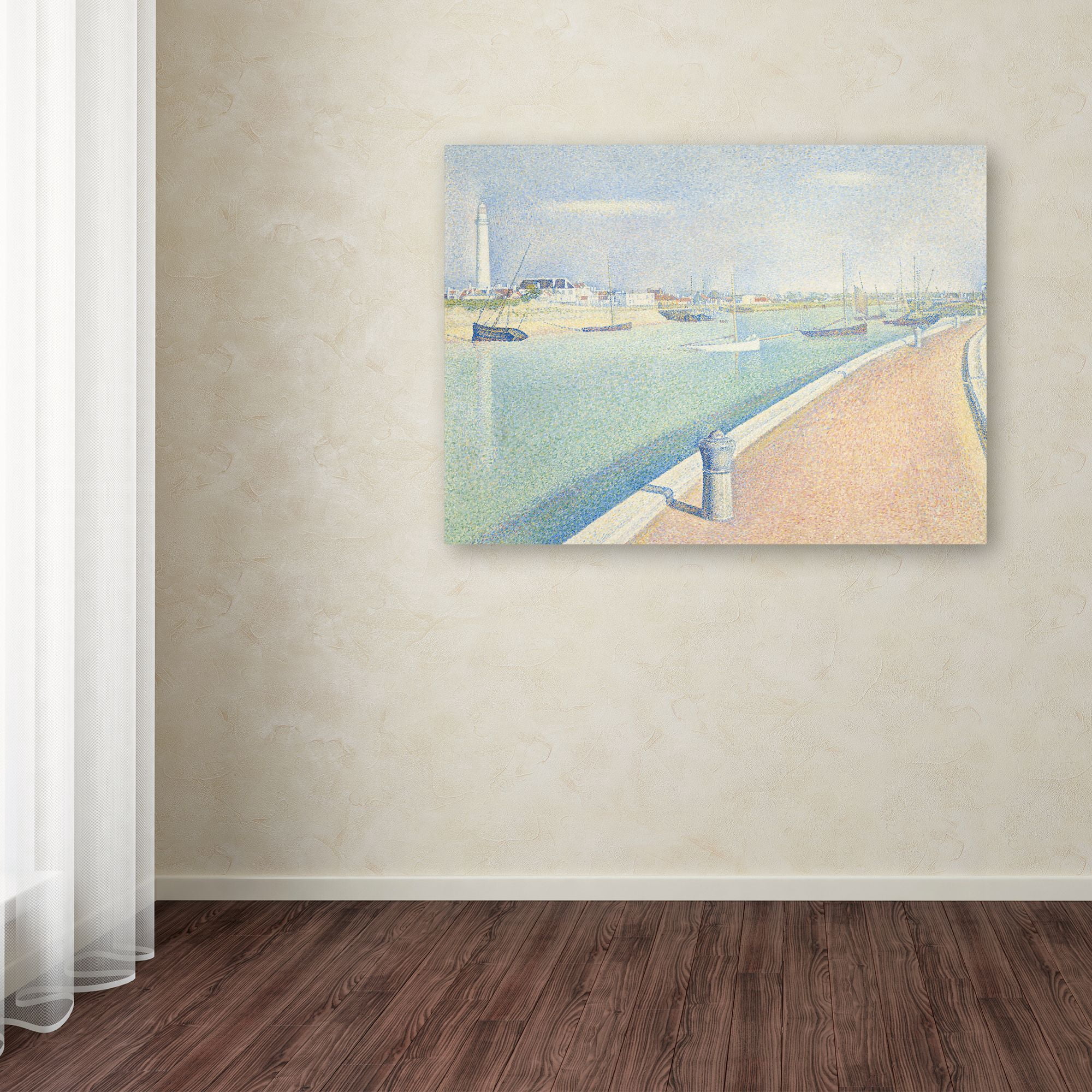Georges Seurat 'The Channel Of Gravelines' Canvas Art