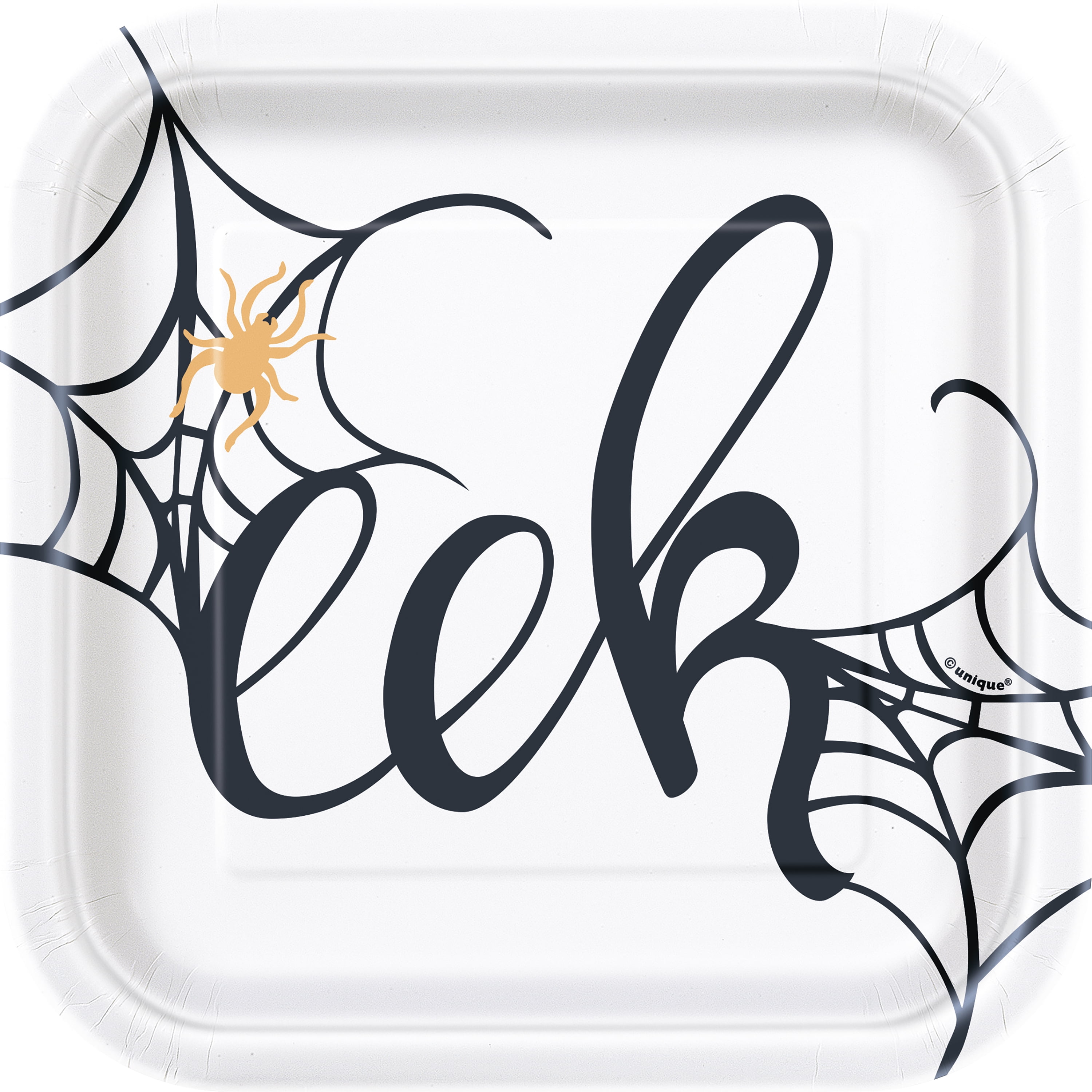 Eek Spiderweb Halloween Party Paper Dessert Plates, 7 Inches, 40 Count -  Walmart.com